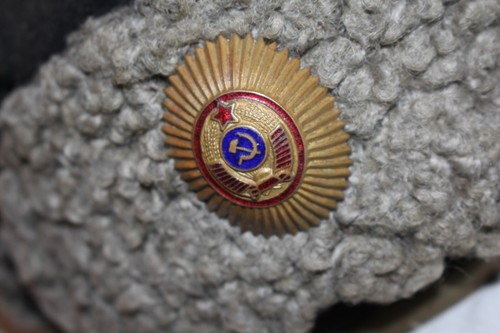 ORIGINAL SOVIET MILITIA HIGH RANK OFFICER WINTER CAP USHANKA STALIN ERA 1950s - Picture 3 of 18