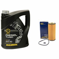 MotoröL Set 5W40 Diesel Turbo 5 Liter + ÖLfilter SH4785P FüR Mercedes A B Klasse