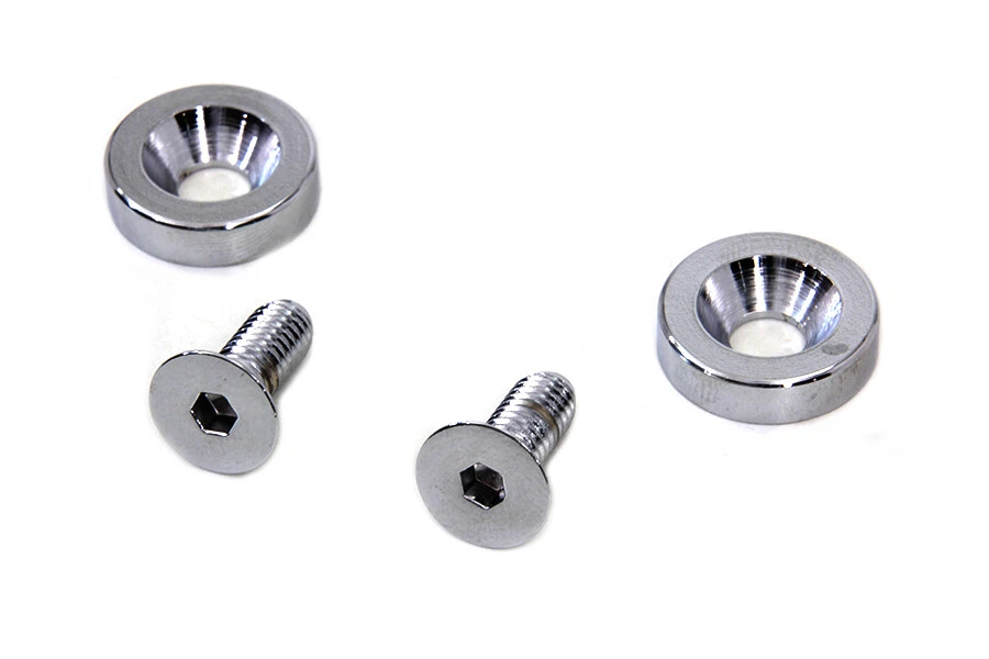 Gas Tank Mount Kit Chrome fits Harley Davidson - Imagem 2 de 4