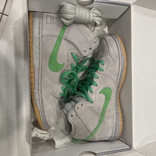 Size 7.5- Nike SB Dunk High Silver Box 2016 ALL OG - Picture 10 of 12