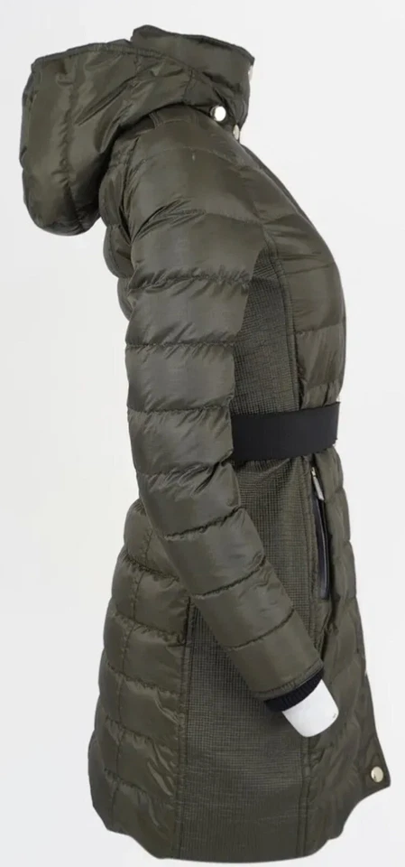 Burberry New Authentic Abbeydale Down Puffer Coat With Hood UK Size 4 / USA 2 - Image 3 of 4