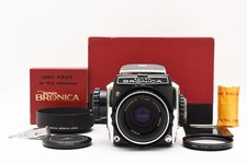 N MINT in Box ZENZA BRONICA S2 Film Camera Nikkor-P 75mm F/2.8 Lens From JAPAN