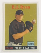 BJ Ryan 2007 Topps Heritage Chrome 1468/1958 Toronto Blue Jays #104