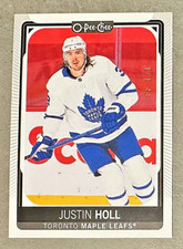 2021-22 OPC - FAN FAVS 1/1 Gold Foil Stamp CUSTOM Justin Holl #256 *9057