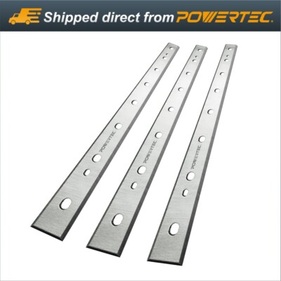 POWERTEC 13'' Planer Knives for DeWalt DW735 / DW7352 - Set of 3 (12800)