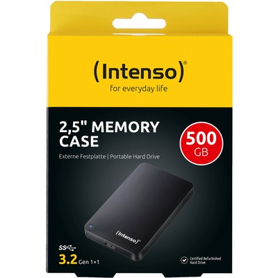 Intenso Memory Case 2,5'' 500 GB Refurbished, Festplatte