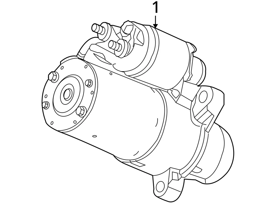 Motor de arranque compatible con 10-17 EQUINOX 1708278 Foto 4 de 4