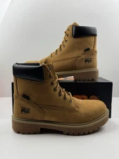 Timberland Pro Direct Attach 6” Work Boots Men Sz 10.5 Wheat Soft Toe Waterproof