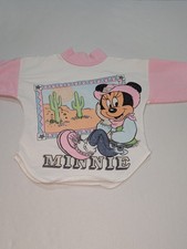 Vintage 90s Disney Minnie Mouse Western Sweatshirt Youth