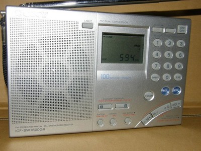 Sony ICF-SW7600GR AM/FM Shortwave World Band PLL Synthesizer Receiver Japan