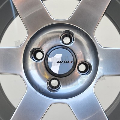 AVID.1 AV-06 17x8 4x100 +35 OFFSET HYPER BLACK TE 6 SPOKES SPORT 4