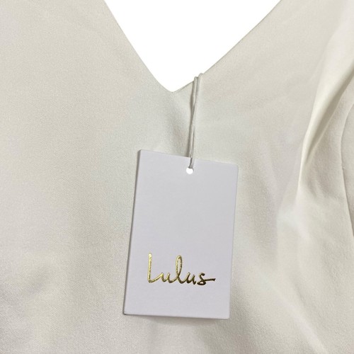 Maxi Vestido Lulus Feeling of Forever Mujer 3X Blanco L/S Sirena Vestido de Boda - Imagen 8 de 10