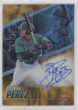 2021 Bowman's Best of Gold Lava Refractor 29/75 Milkar Perez #B21-MP Auto 0yx2
