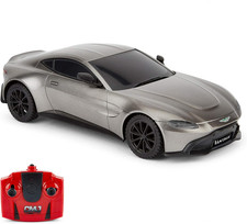 Image of Aston Martin Vantage Officially Licensed Remote Control Car. 1:24 Scale Grey