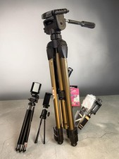 Dynex Camera Tripod Bundle with Targus TG-42TT Mini Tripod, Selfie Stick, and 3-