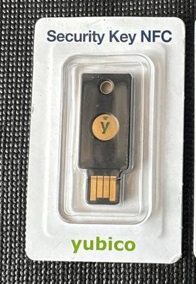 Security Key NFC by Yubico -  Black, FIDO - USB-A, Authentication