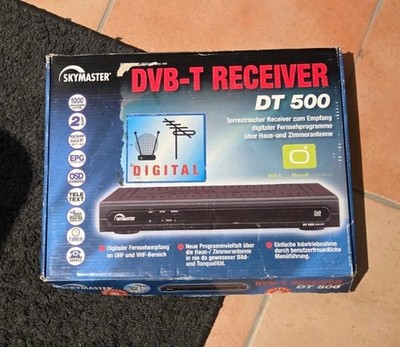 Skymaster DVB-T Scart Receiver DT 500 Digital Terrestrial TV