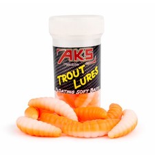 Forellen gummiköder floating, AKS Trout Larv...