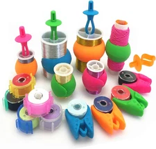 70Pcs Thread Spool Huggers -Thread Spool Savers/Bobbin Holders/Bobbin Clamps/...