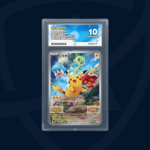 PERFECT SUBGRADES - Pikachu - 001/SV-P - 2022 Promo - ACE GEM MINT 10