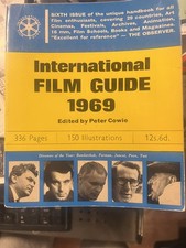 INTERNATIONAL FILM GUIDE  1969 SOFTCOVER BOOK * 336 PAGES