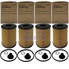 4PC GENUINE OEM Oil Filter for 2020-2025 Hyundai Kia vehicles w 2.5L 263502S001