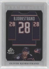 2021-22 Upper Deck SP Game Used Frameworks Oliver Bjorkstrand #F-OB 12a0