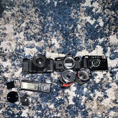 Vintage camera lot (UNTESTED)