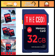 High-Speed 32GB SDHC Memory Card - UHS-I 90MB/s Class 10 for Full HD Video Pho