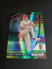 2020 Panini Prizm Draft Picks Green & Yellow Hyper Shane Drohan #PDP148 
