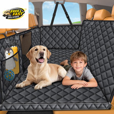 Backseat Extender for Dogs - Hard Bottom Dog Car Seat Cover for Back Seat,