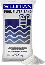 Silurian 20-Grade Angular Filter Sand for Above-Ground  Inground Swimming Pools