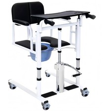 Patient Lift Transfer Chair Portable Car Lift Aid for Elderly, With Chamber Pot