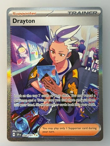 Drayton 244/191 Sv08: Surging Sparks Holo