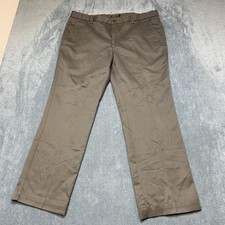 Dockers D1 Signature Khaki Pants Mens 38x30 Gray Cotton Straight Leg Classic Fit