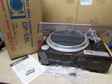 ESTATE UPDATE DENON DP-59L TURNTABLE DIRECT DRIVE SHURE TONEARM MANUAL 3 VIDEOS