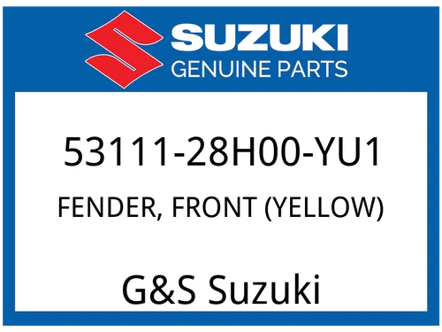 FENDER, FRONT (YELLOW)