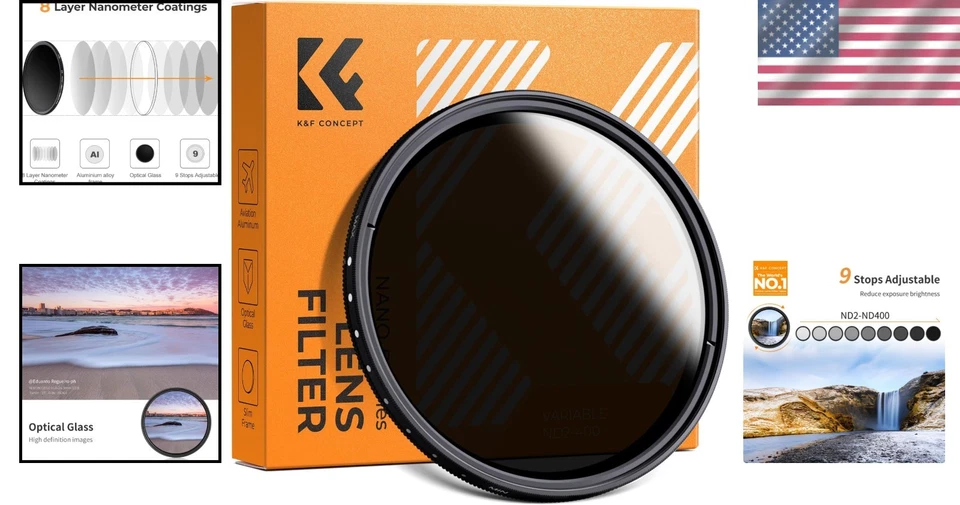Variable Neutral Density Filter 77mm - Microfiber Cloth - Image 2 of 4