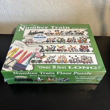 Melissa  Doug Number Train Floor Jumbo Jigsaw Puzzle 425 21 pieces 9ft Long