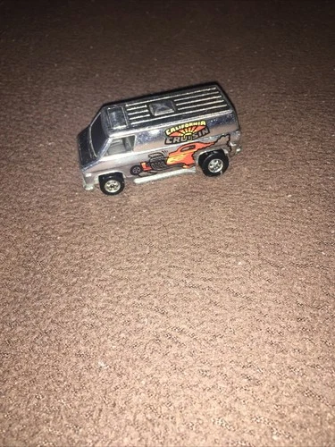 CLEAN Vintage Hot Wheels California Cruisin Chrome Super Van 1974 Hong Kong HK