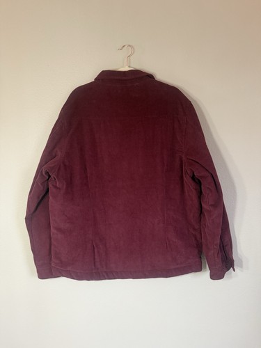 Robert Graham Corduroy Jacket Burgundy Mens XL Shacket New with Tags MSRP 298$ - Picture 6 of 6