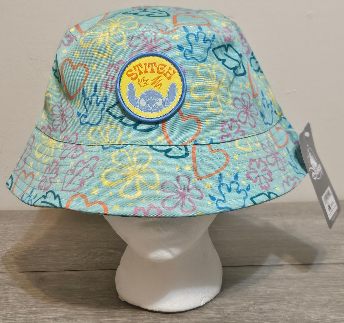 DISNEY Stitch Blue Bucket Hat NEW NWT Disney Lilo & Stitch Claws Bucket Hat | Hot Topic main image 3