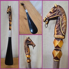 Vintage Plastic Horse Head Shoe Horn, Equestrian Home Decor