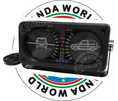 FIAT PANDA 4x4 141 INCLINOMETRO PERSONALIZZATO 4x4 ROSSO CONSEGNA