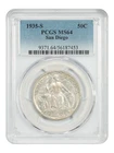 1935-S 50C San Diego PCGS MS64 - Classic Silver Commemorative