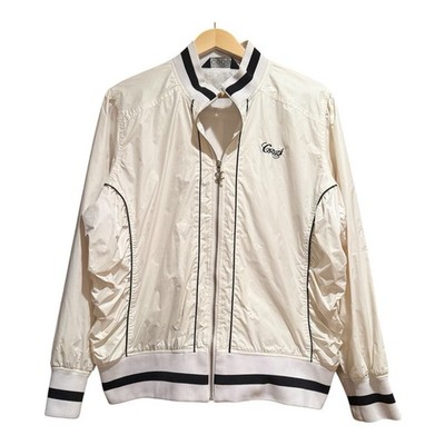 COOGI White Track Jacket Zip Up Embroidered Logo Y2K Streetwear Men s 2xl