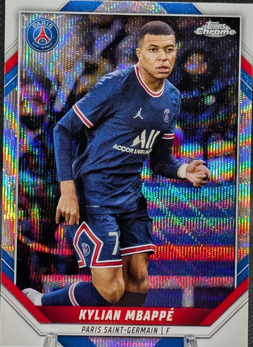 2021-22 Topps Chrome Paris Saint-Germain - Kylian Mbappé #18 for