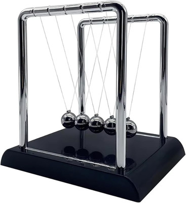 Bolas de equilibrio de cuna de Newton bolas de pendulo con base negra Newtons
