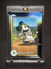 MICKEY MOUSE 💥🐭⚾ MLB HOME JERSEY ATHLETICS™ BLACK /10 2025 Topps Chrome Disney