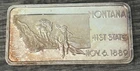 VINTAGE HAMILTON MINT FINE SILVER ART BAR - MONTANA 41ST STATE  #2875